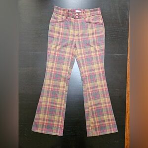 Anthropologie Essential Plaid Trouser